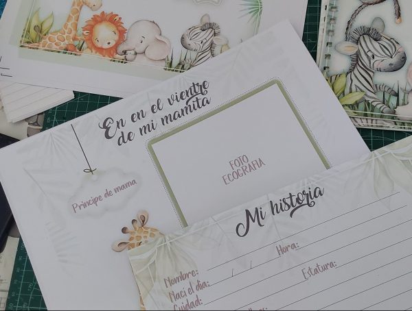 Libro Recuerdos "Mi primer Año" Safari - Imagen 4