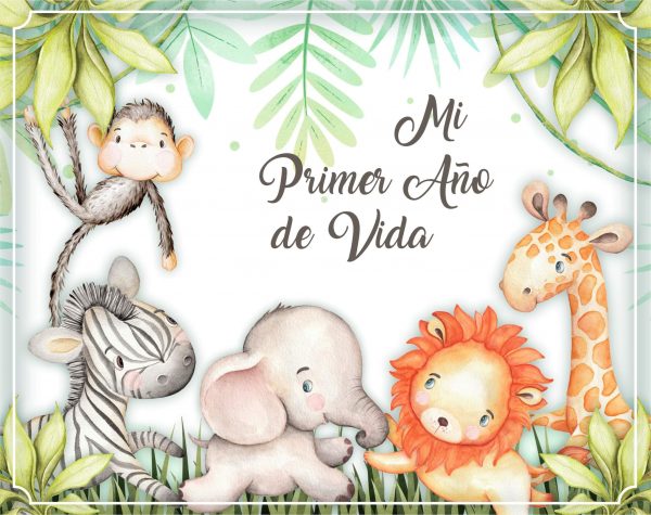 Libro Recuerdos "Mi primer Año" Safari