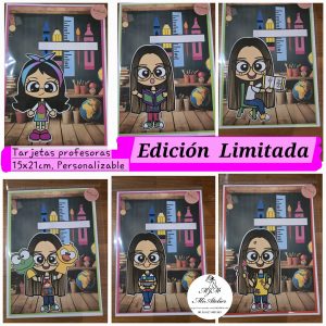 TARJETA PARA PROFESORAS