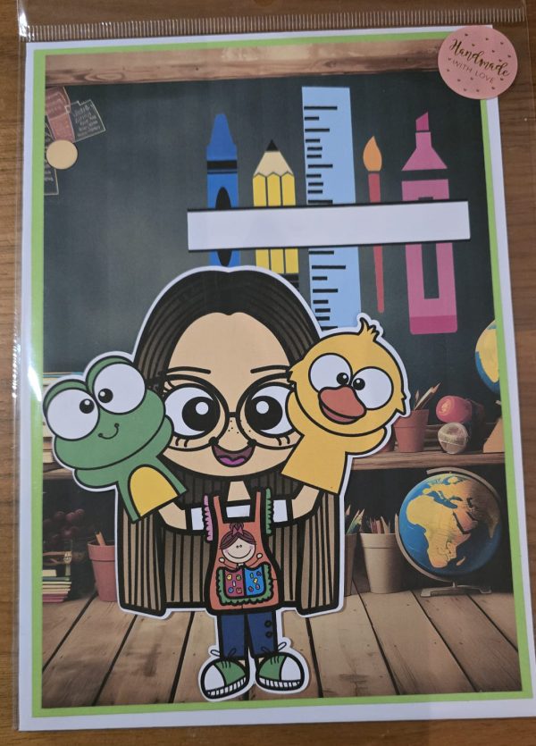 TARJETA PARA PROFESORAS - Imagen 3